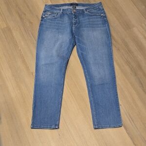 White House Black Market Straight Leg Blue Jeans